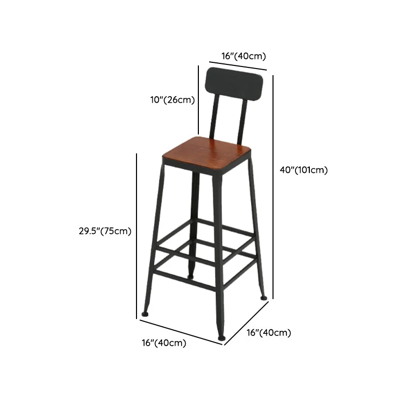 Ensemble de Table de Pub rectangulaire industriel, 1/4/6/7 pièces, ensemble de Bar en bois massif pour l'intérieur Clearhalo