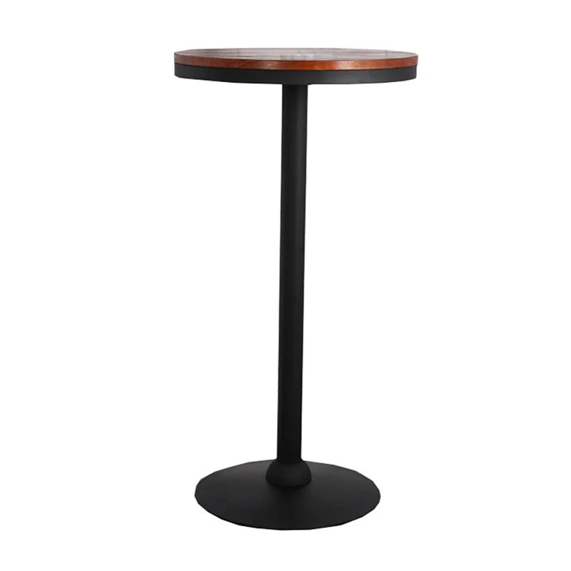 Ensemble Table et tabouret 1/4 pièces, ensemble de salle à manger de Pub en bois massif pour salle à manger Clearhalo