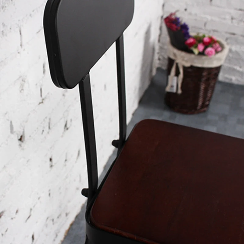 Ensemble Table et tabouret 1/4 pièces, ensemble de salle à manger de Pub en bois massif pour salle à manger Clearhalo