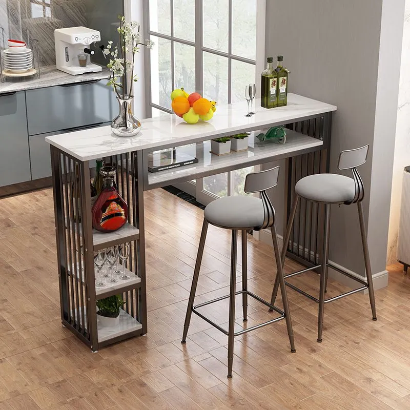 Ensemble table et tabouret 3 pièces rectangulaire moderne pour salle à manger Clearhalo