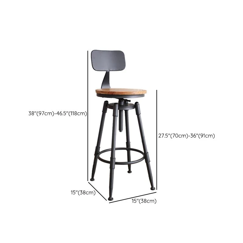 Ensemble de table et de tabourets 1/3/4 pièces Ensemble de hauteur de comptoir en bois massif Clearhalo