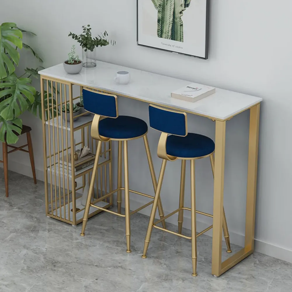 Ensemble de tabouret de bar et de table 1/2/3/5 pièces Ensemble de table de bar contemporain Clearhalo