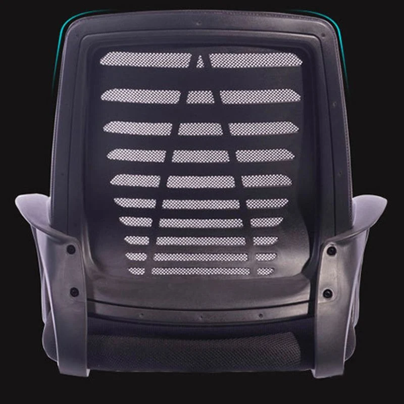 Fauteuil de bureau AirGrid respirant moderne en microfibre, chaise de bureau à dossier moyen Clearhalo