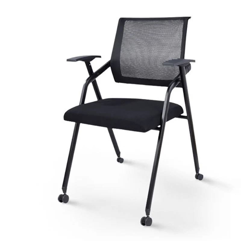 Fauteuil de conférence contemporain en microfibre, chaise de bureau à dossier moyen Clearhalo