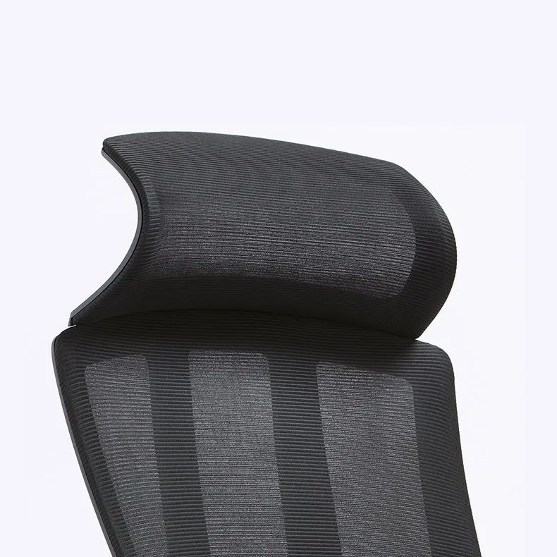 Fauteuil contemporain à bras fixes, repose-pieds, chaise de bureau, oreiller inclus Clearhalo