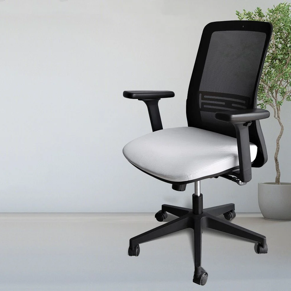 Fauteuil contemporain Chaise de bureau pivotante à hauteur de siège réglable Clearhalo