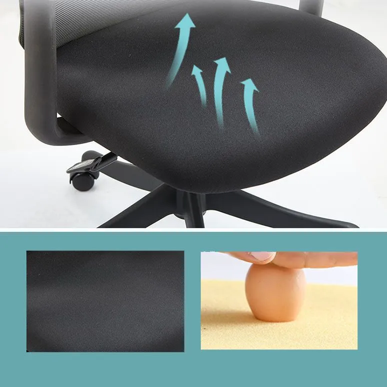 Fauteuil contemporain à hauteur de siège réglable, oreiller inclus, chaise de bureau Clearhalo
