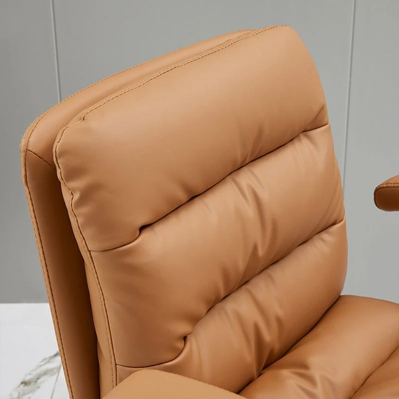 Fauteuil contemporain rembourré, chaise de bureau à hauteur de siège réglable Clearhalo
