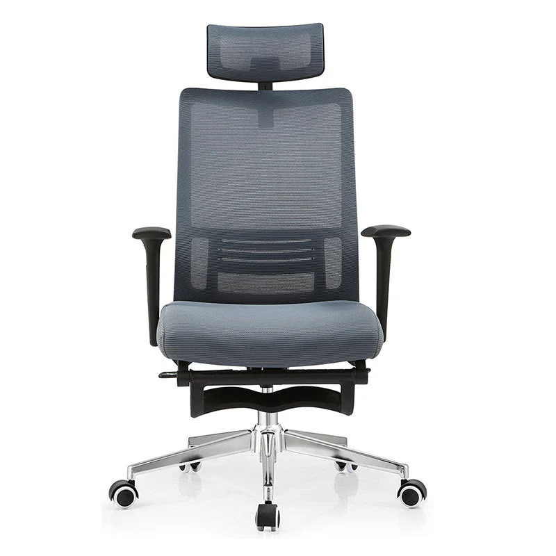 Fauteuil contemporain repose-pieds chaise de bureau oreiller inclus Clearhalo