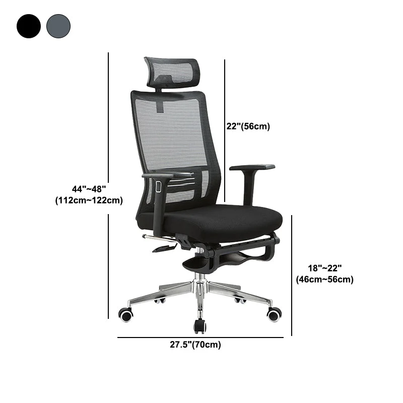 Fauteuil contemporain repose-pieds chaise de bureau oreiller inclus Clearhalo