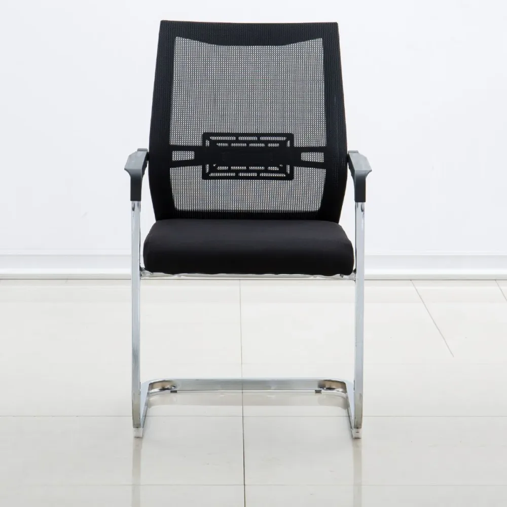 Fauteuil contemporain respirant AirGrid rembourré chaise noire Clearhalo