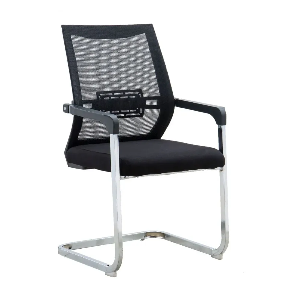 Fauteuil contemporain respirant AirGrid rembourré chaise noire Clearhalo