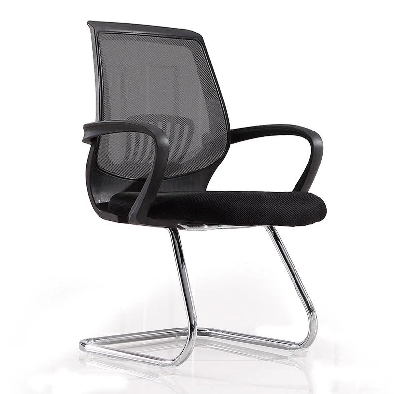 Fauteuil contemporain à soutien lombaire, chaise de bureau à bras fixes Clearhalo