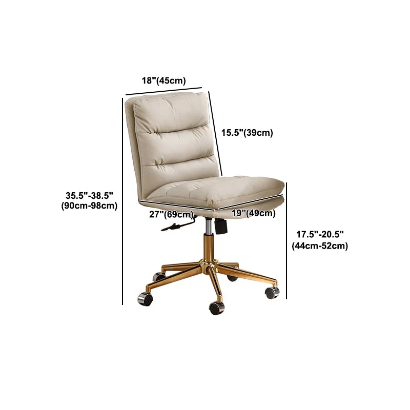 Fauteuil de direction contemporain Chaise de bureau à hauteur de siège réglable Clearhalo