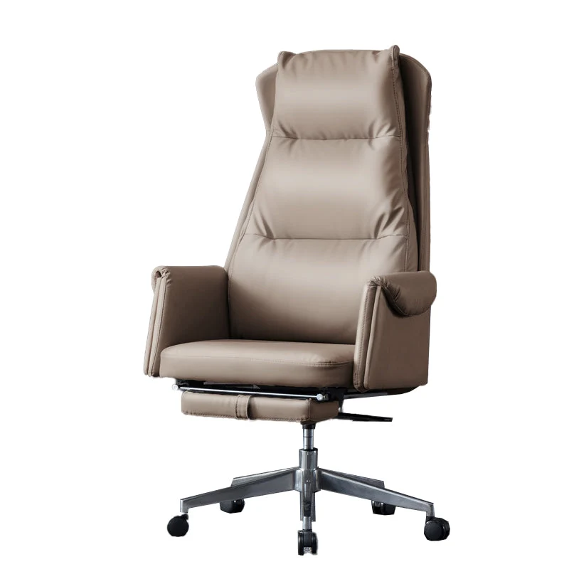 Fauteuil de direction contemporain en cuir, chaise de direction pivotante pour bureau Clearhalo