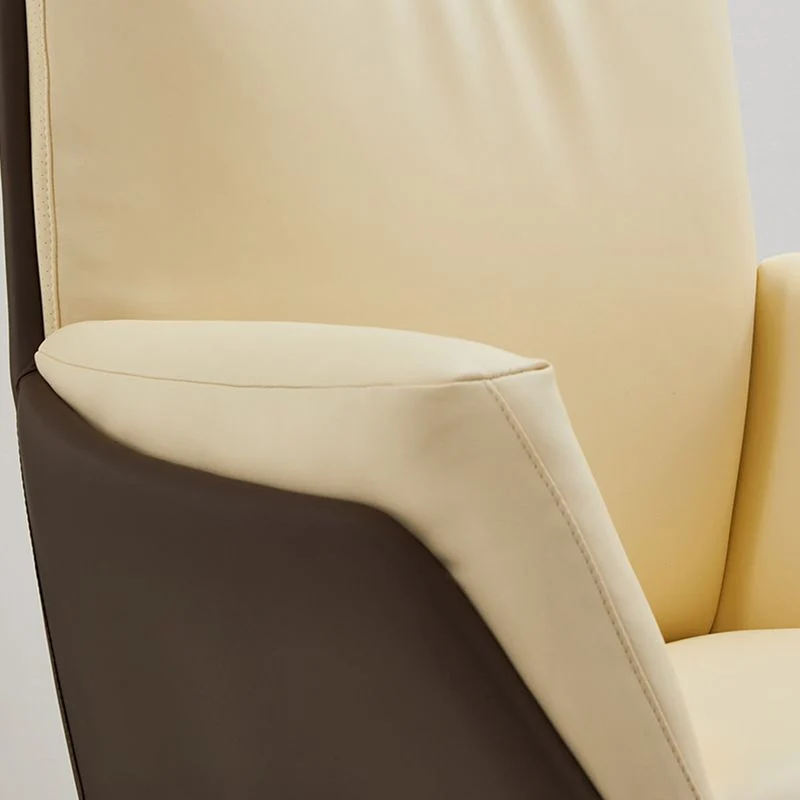 Fauteuil de direction contemporain en cuir de 26 po de large Clearhalo