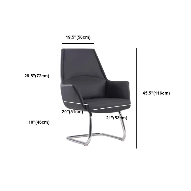 Fauteuil de direction contemporain réglable, chaise de direction à dossier haut Clearhalo