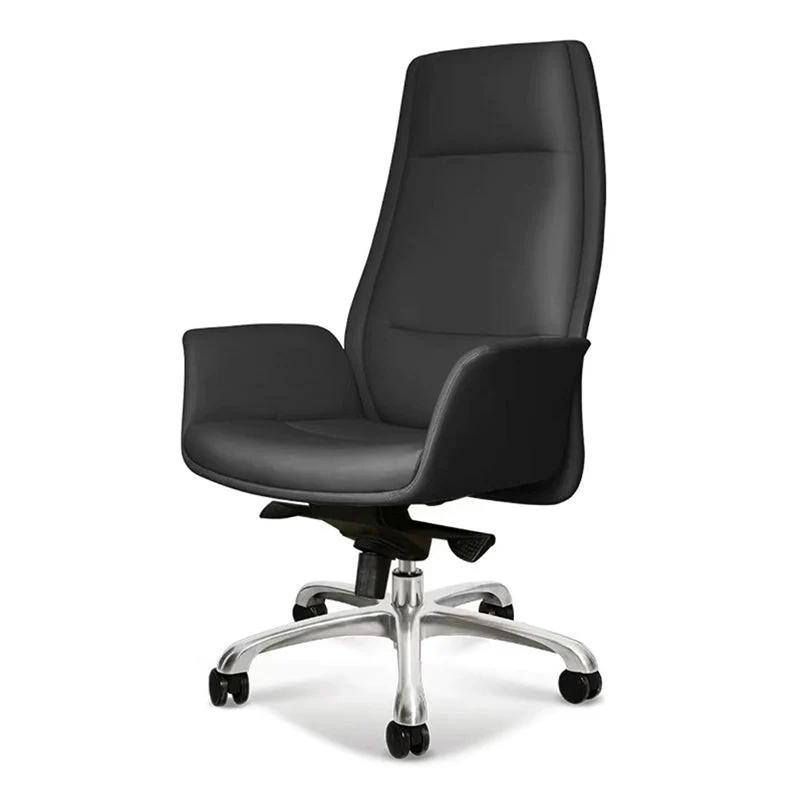 Fauteuil de direction en cuir moderne, chaise ergonomique des gestionnaires pour le bureau Clearhalo