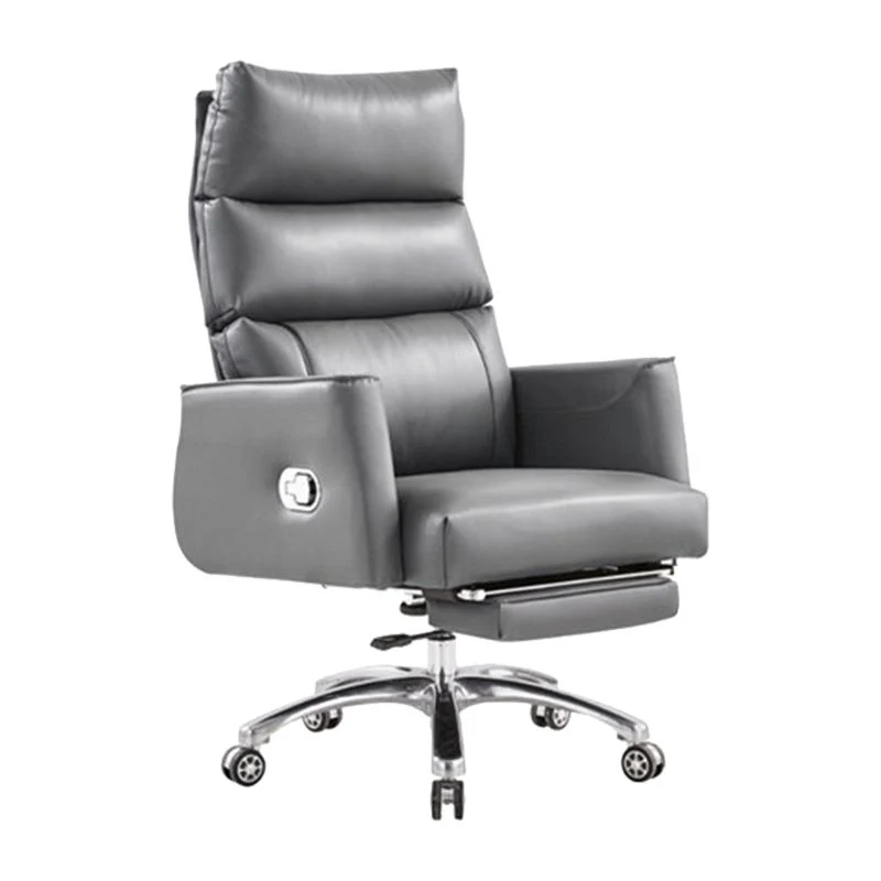 Fauteuil de direction à dossier haut, chaise de bureau réglable contemporaine Clearhalo