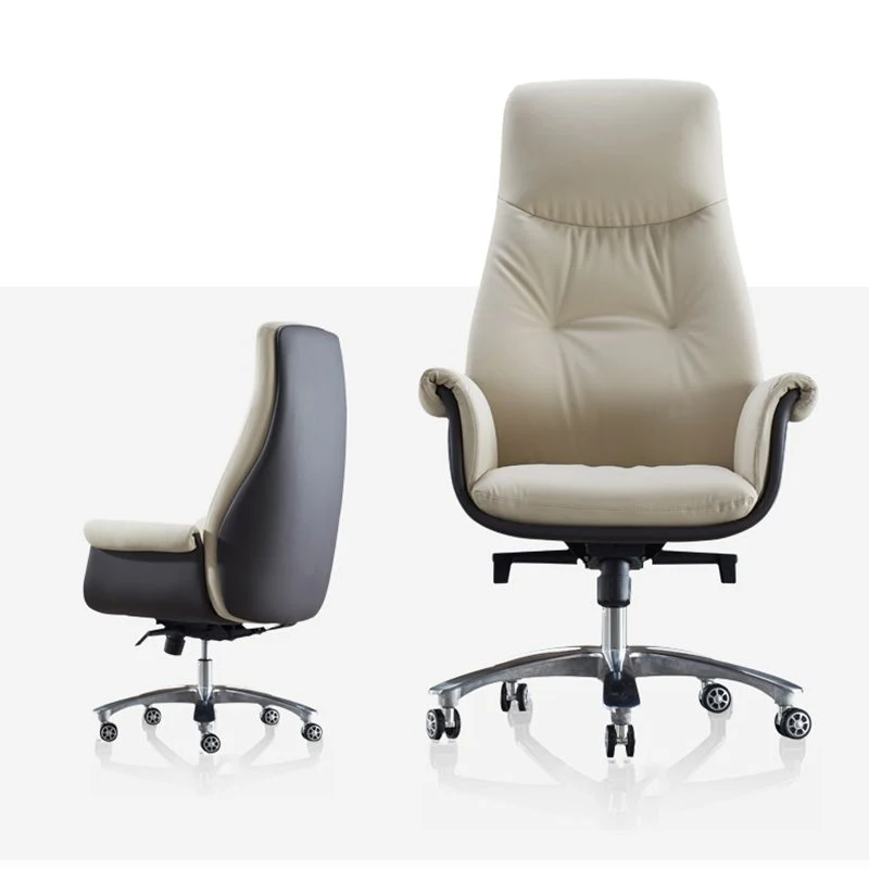 Fauteuil de direction à dossier haut, chaise de direction contemporaine pivotante à hauteur réglable Clearhalo