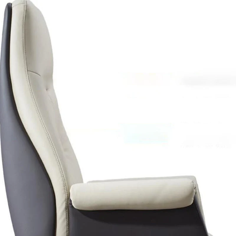 Fauteuil de direction à dossier haut, chaise de direction contemporaine pivotante à hauteur réglable Clearhalo