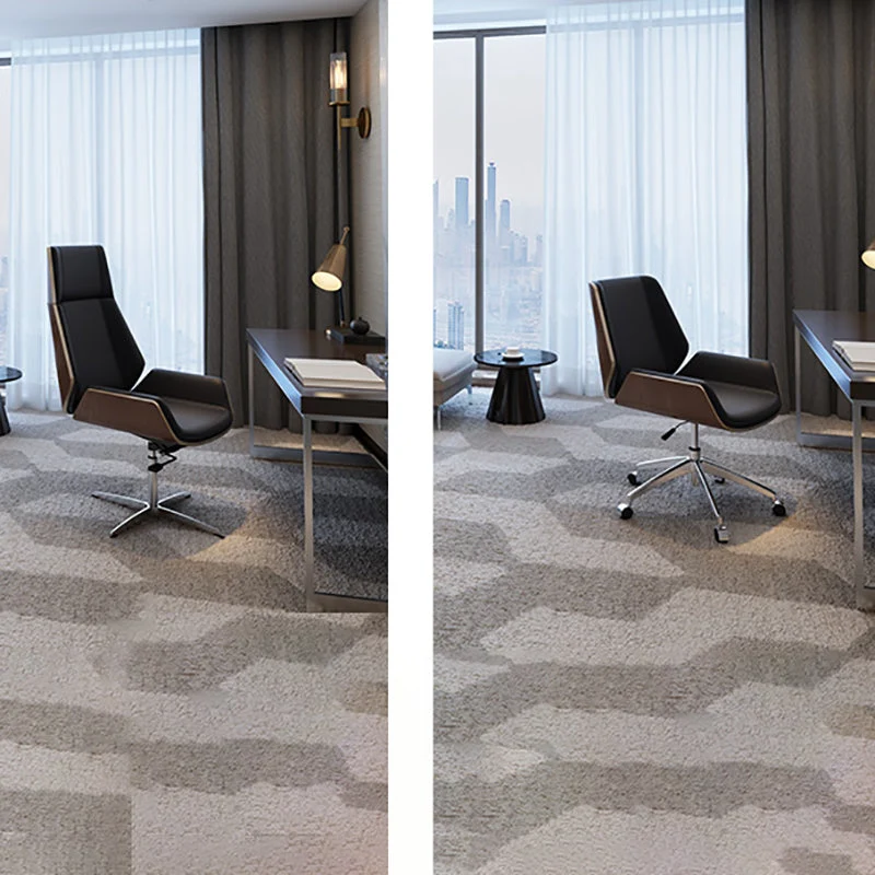 Fauteuil de direction à dossier haut, fauteuil contemporain sans accoudoirs en similicuir Clearhalo