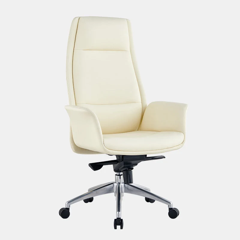 Fauteuil de direction moderne de 27 po de large, accoudoirs inclus, fauteuil de direction en cuir Clearhalo