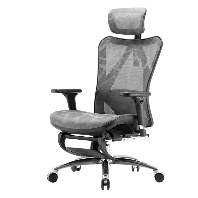 Fauteuil de direction pivotant à bras réglables, moderne, hauteur de siège réglable Clearhalo
