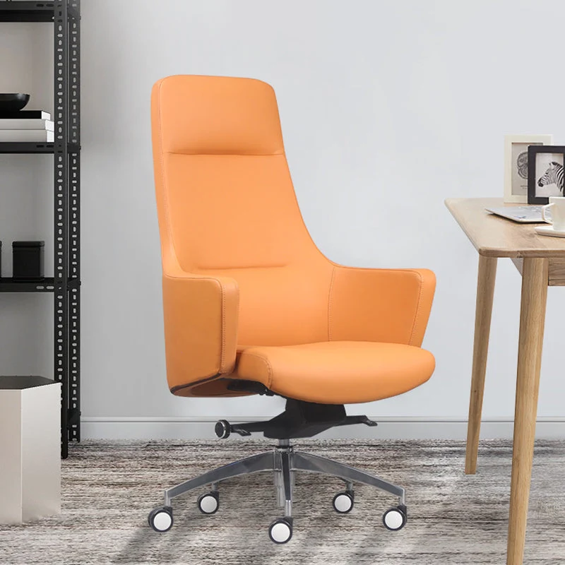 Fauteuil de direction en similicuir, accoudoirs inclus, chaise de direction pour bureau Clearhalo