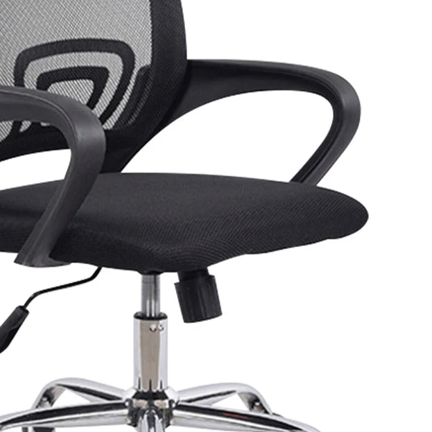 Fauteuil à dossier moyen en microfibre avec mécanisme d'inclinaison contemporain Clearhalo