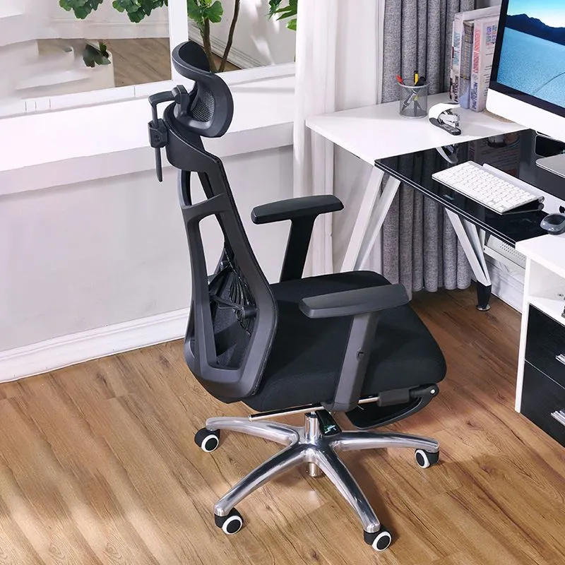 Fauteuil ergonomique à dossier haut, chaise de bureau pivotante exécutive moderne Clearhalo