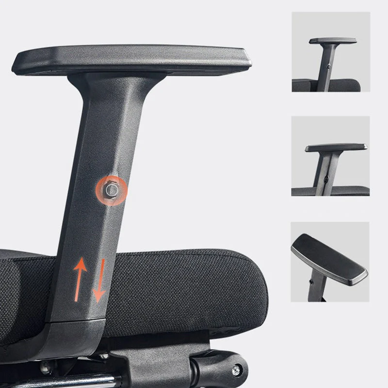 Fauteuil ergonomique à dossier haut, chaise de bureau pivotante exécutive moderne Clearhalo