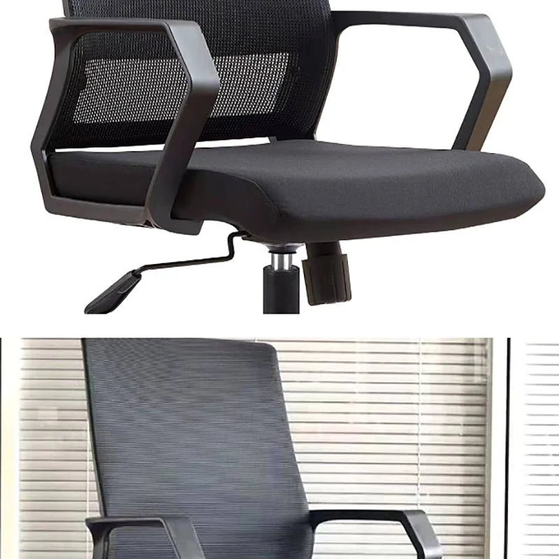 Fauteuil moderne et contemporain en microfibre à dossier haut noir Clearhalo