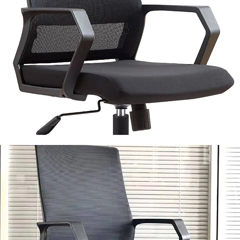 Fauteuil moderne et contemporain en microfibre à dossier haut noir Clearhalo