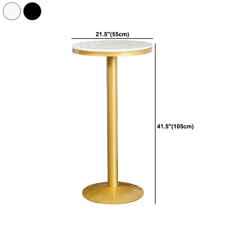 Glam – ensemble de Table de bar ronde, 1/2/3/4/5 pièces, ensemble de comptoir de Table fixe pour salle à manger Clearhalo