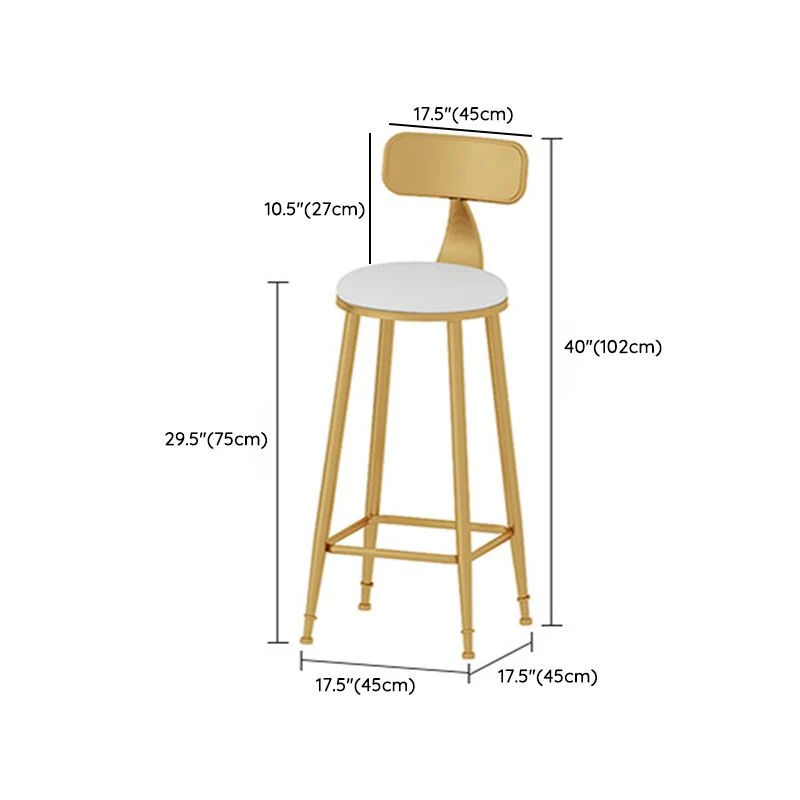 Glam Pub Table Set 1/3/5 pièces Table de bar en faux marbre avec tabourets Clearhalo