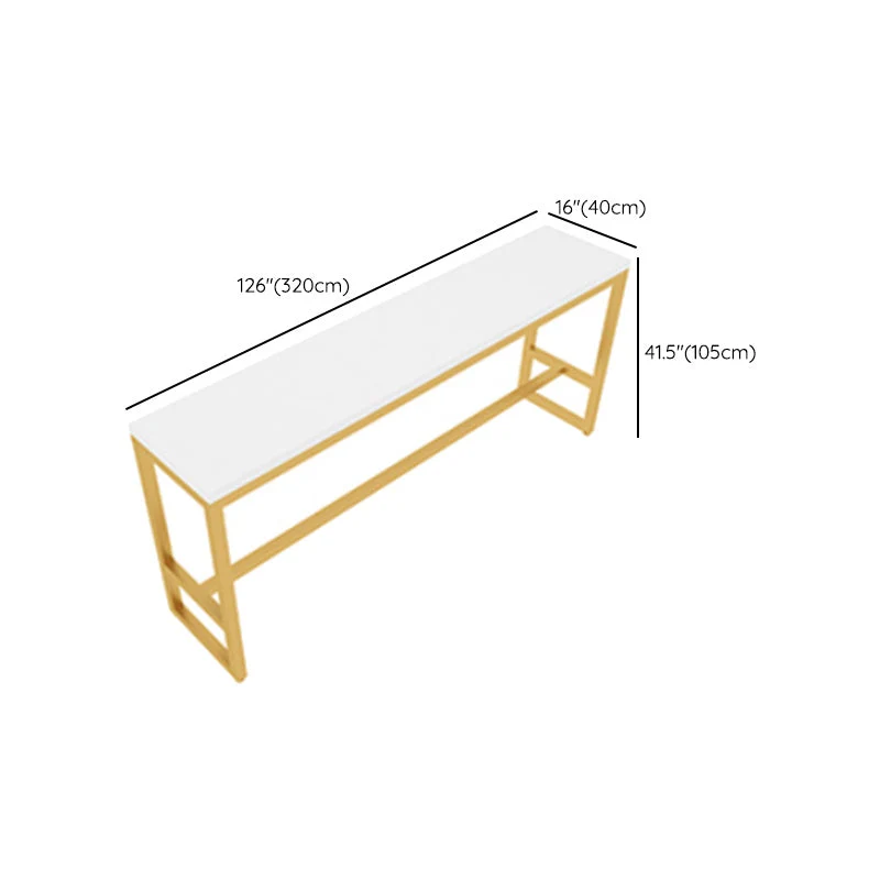 Glam – Table de comptoir rectangulaire en bois, ensemble de 1/6/11 pièces, Table de Bar pour café Clearhalo