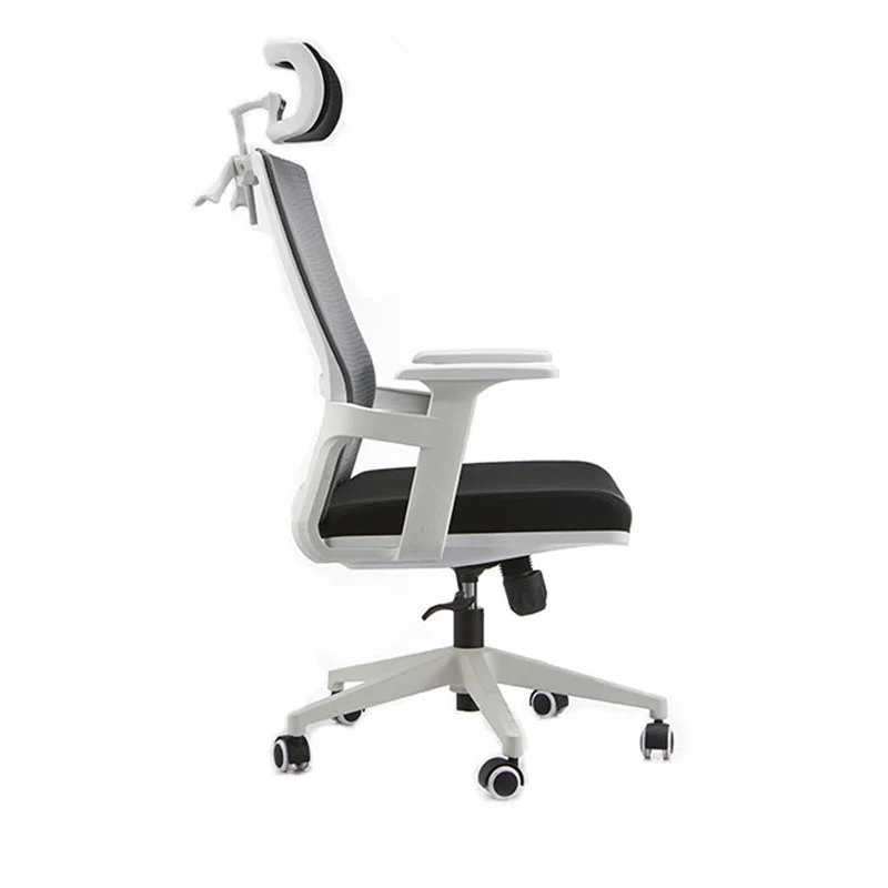 Glissière fixe moderne de chaise de bureau de bras aucune chaise de bureau ergonomique pénible Clearhalo