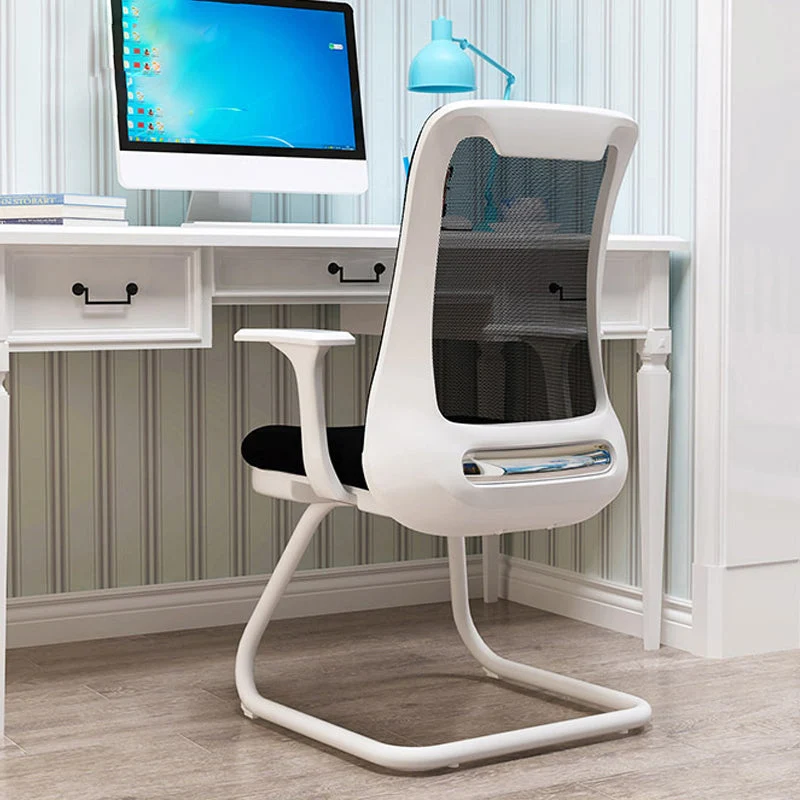 Les bras fixes de chaise de bureau moderne n'ont tapissé aucune chaise pénible Clearhalo