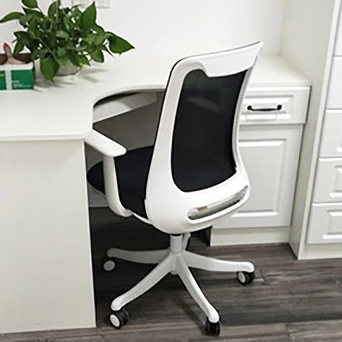 Les bras fixes de chaise de bureau moderne n'ont tapissé aucune chaise pénible Clearhalo