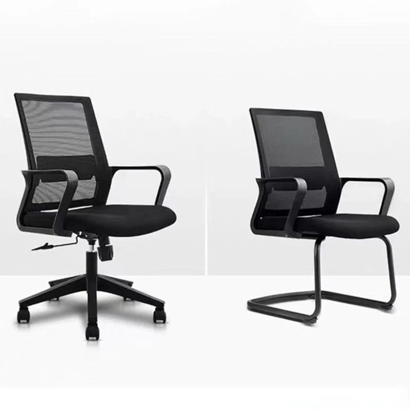Les bras fixes de chaise de bureau moderne n'ont tapissé aucune chaise de bureau pénible Clearhalo