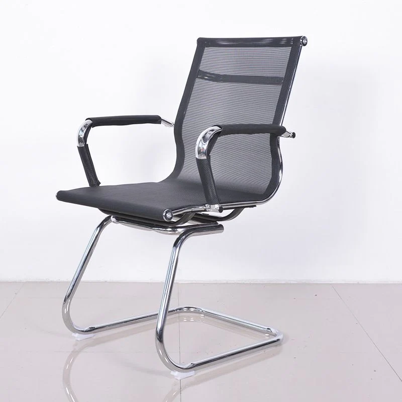 Les bras modernes ont inclus la chaise de bureau aucune chaise affligeante de cadre de Chrome Clearhalo