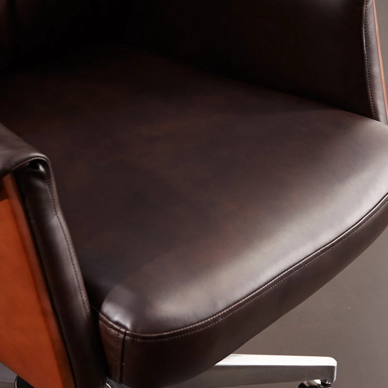 Les gestionnaires à dossier haut président la chaise de bureau tapissée rotative à cadre métallique Clearhalo