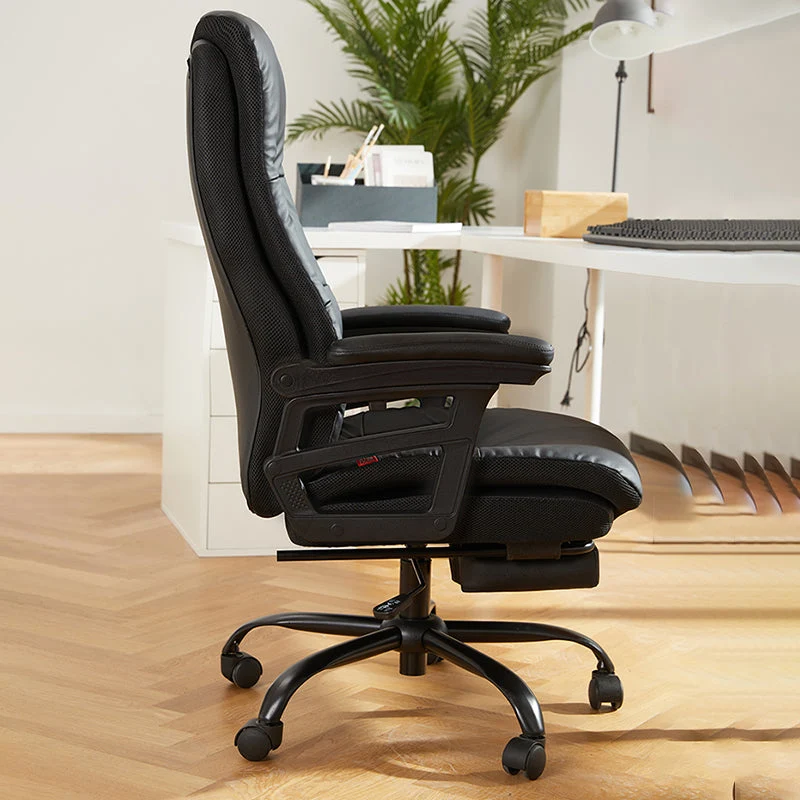 Mécanisme capitonné d'inclinaison de chaise de bureau de bras aucune chaise ergonomique affligeante de glissière Clearhalo