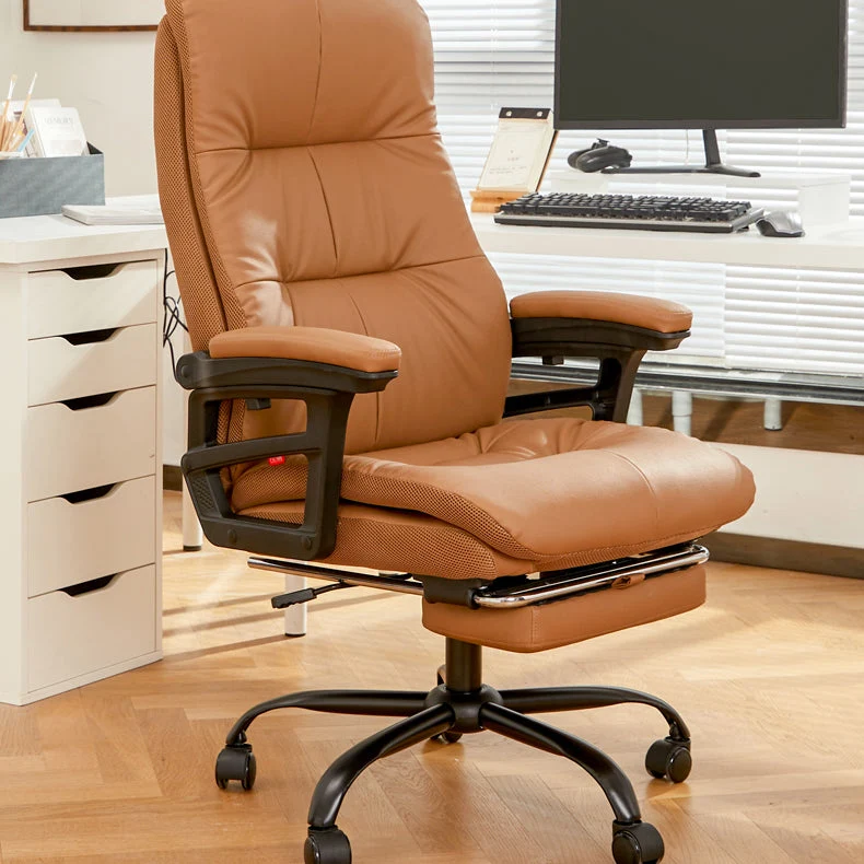 Mécanisme capitonné d'inclinaison de chaise de bureau de bras aucune chaise ergonomique affligeante de glissière Clearhalo