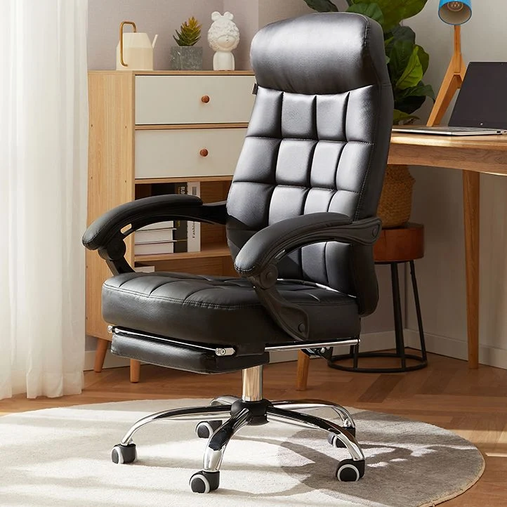 Mécanisme d'inclinaison de chaise à bras rembourrés, chaise coulissante ergonomique sans détresse Clearhalo