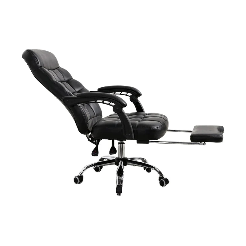 Mécanisme d'inclinaison de chaise à bras rembourrés, chaise coulissante ergonomique sans détresse Clearhalo