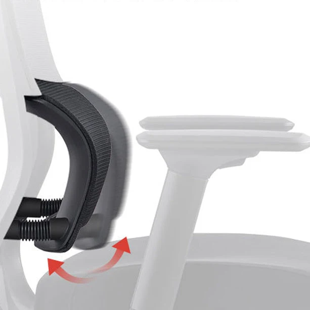 Mécanisme d'inclinaison de chaise de bureau exécutive à dossier moyen avec chaise de bureau à appui-tête Clearhalo