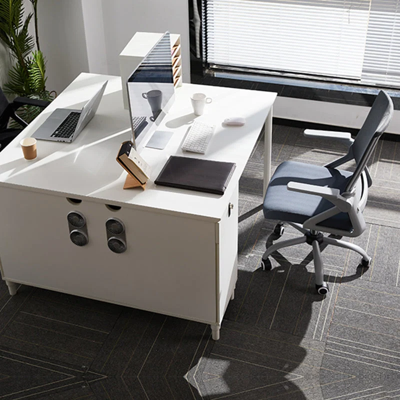Mécanisme d'inclinaison de chaise de bureau moderne, chaise ergonomique sans détresse avec roulettes Clearhalo