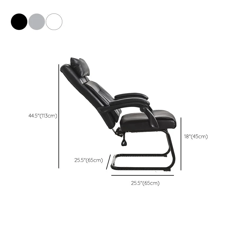 Mécanisme moderne d'inclinaison de chaise de bureau de bras capitonnés aucune chaise ergonomique pénible Clearhalo